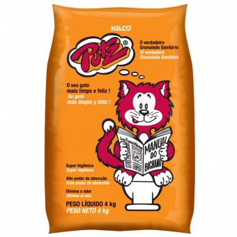 Areia Sanitaria Felina Putz - 4 kg